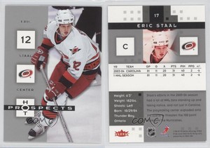 2005-06 Fleer Hot Prospects Eric Staal #17