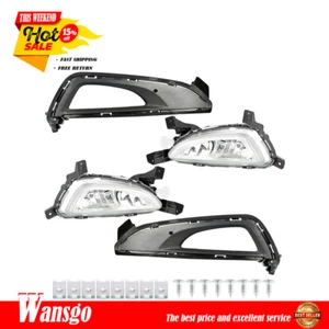 RH+LH Side For 16-18 Hyundai Tucson 1.6L 2.0L Front Bumper Fog Light Assembly - Picture 1 of 10