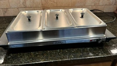 Servidor Buffet Triple Broil King TBS-3S - Nuevo / Nunca Abierto / Embalaje Original Foto 1 de 4