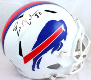 Eric Moulds Autographed Buffalo Bills F/S Speed Helmet-Beckett W Hologram - Picture 1 of 5