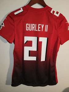 NIKE ATLANTA FALCONS TODD GURLEY II WOMEN'S JERSEY RED SIZE SMALL - Picture 1 of 3