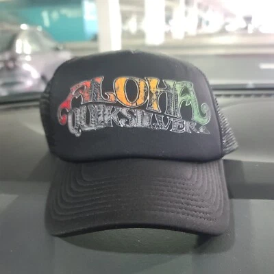 Quiksilver Aloha Logo Hawaii Islas Hawaianas Snapback Camioneros Sombrero Surf Malla Gorra Foto 1 de 4