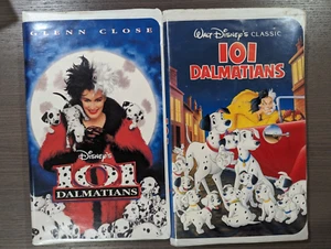 Classic 101 Dalmatians and Glenn Close 101 Dalmatians VHS Tapes - Picture 1 of 2