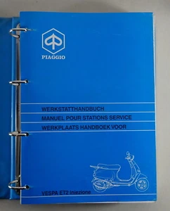 Manual De Taller Piaggio Vespa ET 2 Inyección 50 CCM 2 Tiempos Estado 01/1998 - Imagen 1 de 3