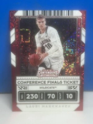 Boleto de finales de conferencia 2020-21 Contenders Draft Picks #26 Lauri Markkanen/75 Foto 1 de 3