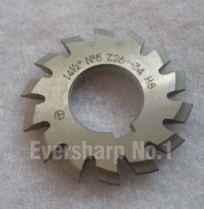 Lot 1pcs Dp9 14-1/2 degree 5# Involute Gear Cutters No.5 Dp9 Gear Cutter 26-34T - Picture 1 of 2