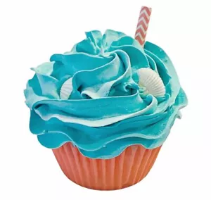 DEZICAKES Cupcake Falso Comida Artificial Azul Caramelo Cupcake - Imagen 1 de 9