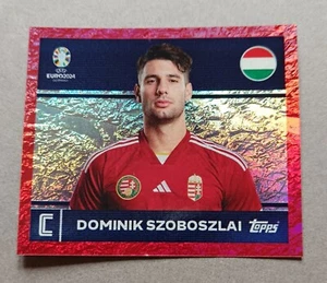 DOMINIK SZOBOSZLAI Figurine SWISS EDITION TOPPS UEFA EURO 2024 Sticker NEW MINT - Picture 1 of 2