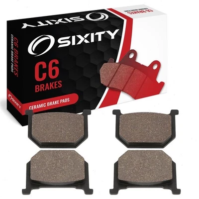 Front Ceramic Brake Pads 1985 Suzuki GS700ES Set Full Kit ESF Complete ao - Image 1 of 4