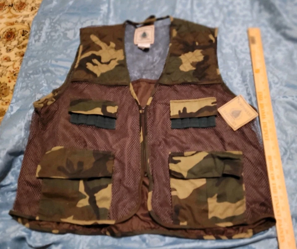 NORTHWEST TERRITORY Vest Men’s XL  Rare Camouflage Mesh Vintage NWOT - Image 1 of 4