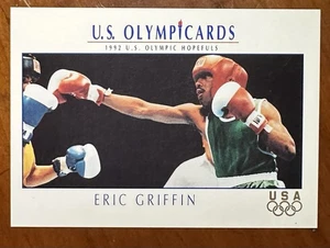 1992 Impel U.S. Olympicards #25 ERIC GRIFFIN Box Olympics - Bild 1 von 2