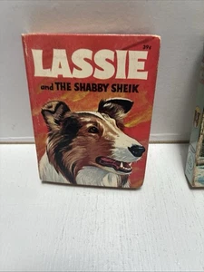 Vintage Big Little Book #2027 Lassie e lo sceicco shabby 1968 Whitman - Foto 1 di 6