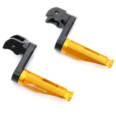 Clavijas de pie delanteras inferiores Shinobi de 1,5 pulgadas doradas para Honda CBF 1000 / F 06-16 15 14 Foto 1 de 4