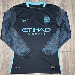 Nike Manchester City Trikot Herren Medium Away Stadium 2015/16 Langarmset - Bild 1 von 6