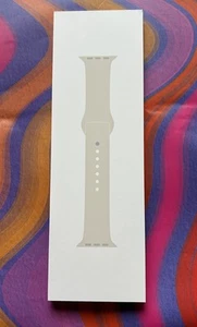 Apple Watch SE Sport Band With Stainless Steel Pin Starlight 40MM S/M - Picture 1 of 12