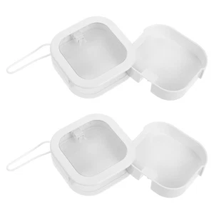 Soporte de corbata para el cabello 2 piezas: estuche de almacenamiento portátil para corbata para el cabello - escritorio multifuncional - Imagen 1 de 12