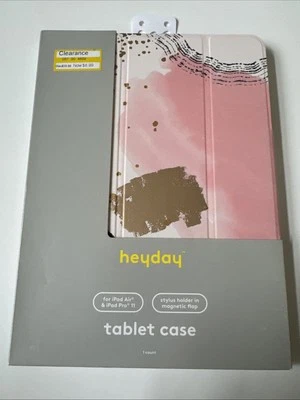 Apple iPad Air 10.9 inch and iPad Pro 11 inch Case heyday Abstract NEW Pink - Image 1 of 3