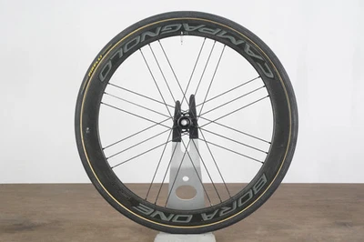FRONT Campagnolo Bora One 50 Carbon Tubular Disc Brake Wheel - Image 1 of 4