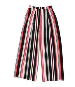 bar III Womens Stripe Casual Wide Leg Pants - Picture 1 of 11