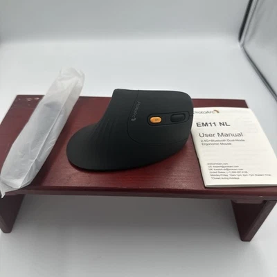 ProtoArc Bluetooth Ergonomic Vertical Mouse EM11 NL Wireless USB-C Rechargeable - Image 1 of 4