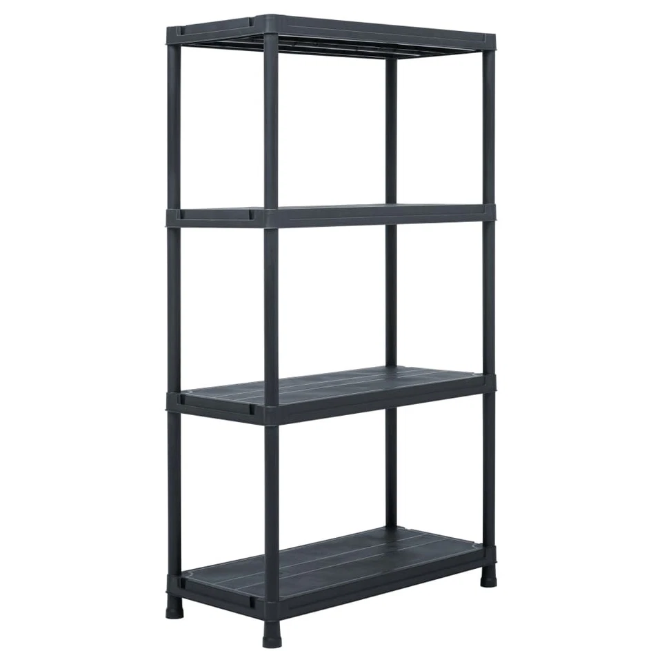 1/2/5x Storage Shelf Rack Plastic Display Unit Bookcase Multi Sizes vidaXL - image 1 of 1
