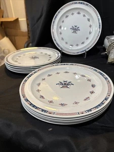 Wedgwood Vieux Rouen Set Of 11 Dinner Plates 10 In - Picture 1 of 12
