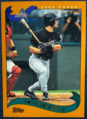 2002 TOPPS #501 DAVID DELLUCCI (ARIZONA DIAMONDBACKS) BASEBALL CARD - Image 1 of 2