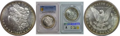 1887 Morgan Dollar   PCGS MS-66 PL - Image 1 of 3