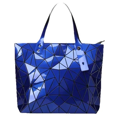 Brand New Prism Panelled BAO BAO Tote Shoulder Bag Blue - image 1 of 4