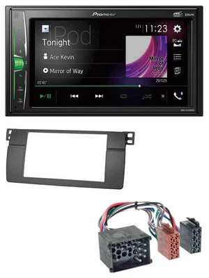 Pioneer 2DIN MP3 DAB USB Bluetooth Autoradio für BMW 3er E46 mit großem Navi Run - Bild 1 von 4