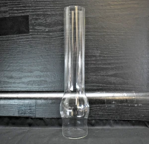 Klarglas 2 3/8” x 12” hoch - dünne Hurrikan Laterne Kugel/Schirm (761) - Bild 1 von 5