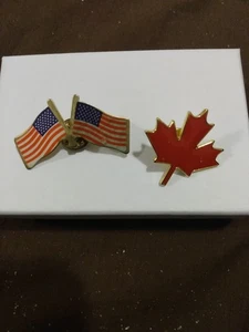 Zwei (2) USA und Kanada Anstecknadeln - Bild 1 von 4