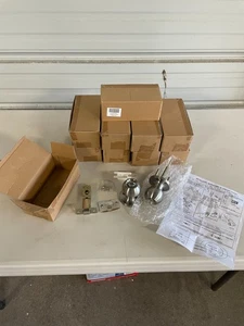 Callan by Delaney Fairfield NEU Sichtschutz verriegelbare Türgriffe Satin-Nickel insgesamt 10 - Bild 1 von 5