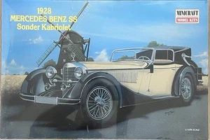 1928 Mercedes Benz Type SS Sonder Kabriolet • Minicraft Academy 1/16 NEW Sealed - Picture 1 of 5