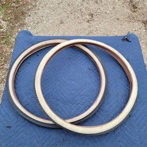 General Brigadier NOS White Wall Slik Schwinn Fastback S-5 S-6 20 x 1 3/8 Bike - Picture 1 of 7