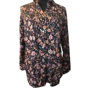 Anthropologie Love Kyla Large Handmade Top India Bamboo Seo Soft Whimsigoth - Picture 1 of 9