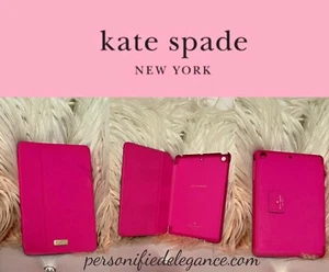 Kate Spade Leather Pink iPad Mini 2 Smart Cover Case - Picture 1 of 12