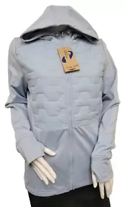 Giacca tampone con cerniera intera nuova con etichette blu ASICS taglia media blu - Foto 1 di 3