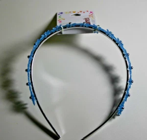 NEW Blue Sparkly Flower Headband from Claire's Club - Picture 1 of 2