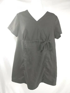 GREY’S ANATOMY Barco Women’s Scrub Black Top Size Medium - Picture 1 of 7