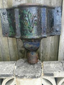 Vintage Large Cast Iron Rain Water Hopper  40kg weight approx.