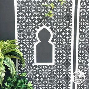 Schwindelente Gartenwand MAROKKANISCHE WANDPLATTE Schablone Set zum Malen - Bild 1 von 9