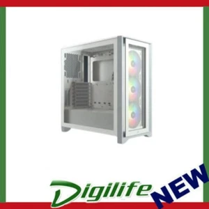 Corsair Carbide Series 4000X RGB E-ATX, ATX, Tempered Glass Front & Side. White, - Picture 1 of 1