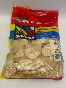 Vintage Qualatex Flowers 11" Round  Pack of 100 Balloons New NOS