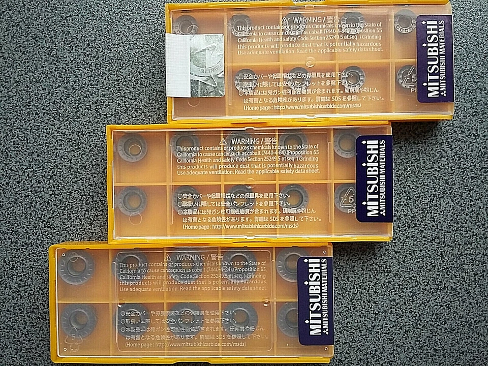 ABVERKAUF! 10 x Mitsubishi RPMT / RPMW / REMX Wendeschneidplatten