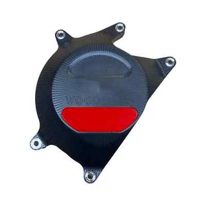 APRILIA 2024-2025 RS457 WOODCRAFT RHS CUBIERTA EMBRAGUE PROTECTOR MOTOR - PLACA ROJA - Imagen 1 de 9