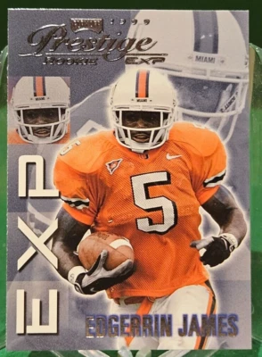 1999 Prestige EXP EDGERRIN JAMES #37 Rookie                                 E1 - Image 1 of 3