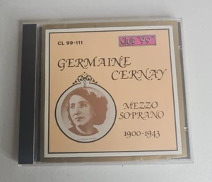 Opera CD GERMAINE CERNAY Club 99 Live Performances CL99-111 - Bild 1 von 3