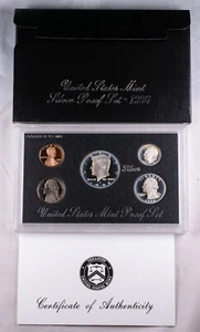 1996-S U.S. Mint Silver Proof Set OGP and COA - Picture 1 of 3