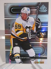 2022-23 SP GAME USED BASE FOIL JERSEY NUMBER JAKE GUENTZEL #10/59